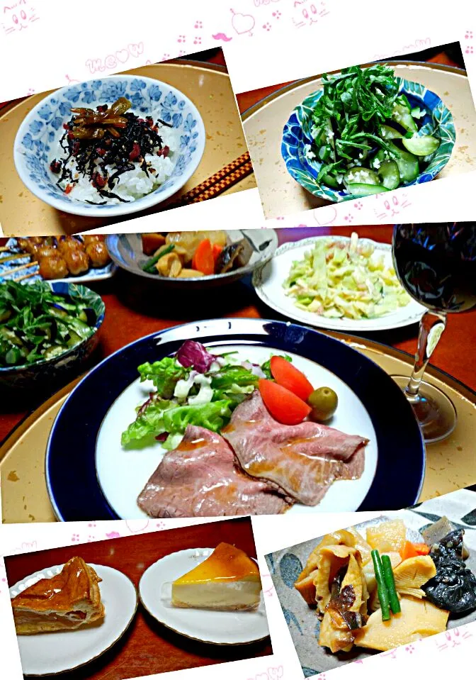 Allデパ地下で調達した手抜き晩ご飯^^;|ｋｚｓｙｋさん