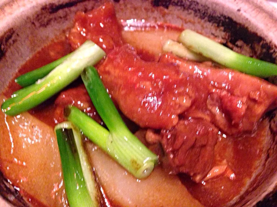 Beef stew with radish and tendons|sgさん