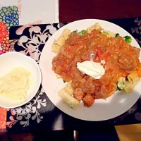 beef stroganoff &mashed potato|이진화さん