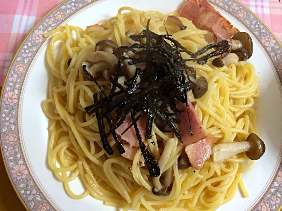 ベーコンときのこの和風パスタ|kanameさん