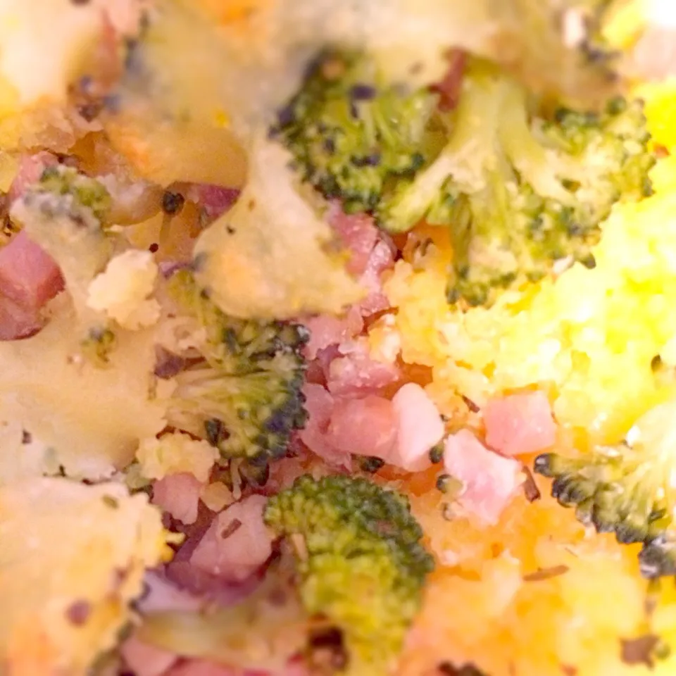 Maize broccoli ham and cheese gratin|Sunny Kitchenさん