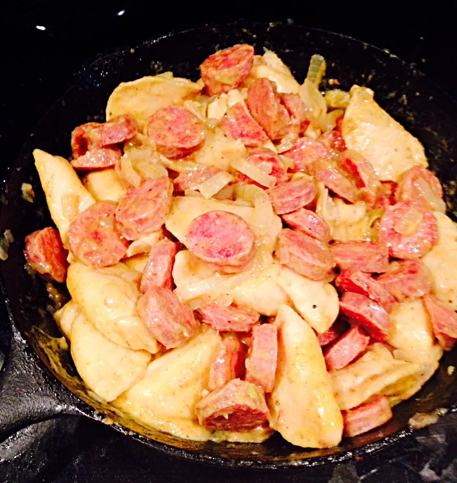 Kielbasa Pierogi Skillet|http://melissasmenu.wordpress.com/さん