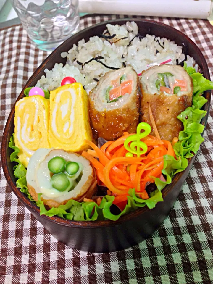 Snapdishの料理写真:今日のお弁当|みかんとかぼすさん