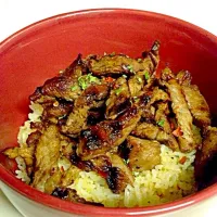 Grilled Teriyaki Beef And Mild Curry Fried Rice|Amaris Anterさん