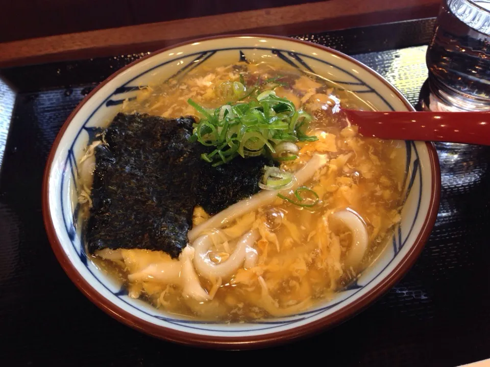 のり玉あんかけうどん@丸亀製麺|純さん