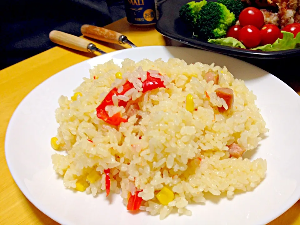 炊飯器でピラフ|あやさん