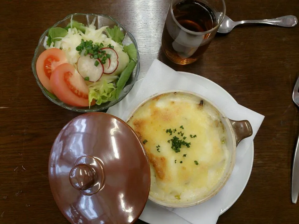 マカロニグラタン・グリーンサラダ|🌼ゆうか🌼さん