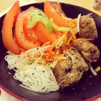 Vermicelli with beef meat ball|hongminhさん