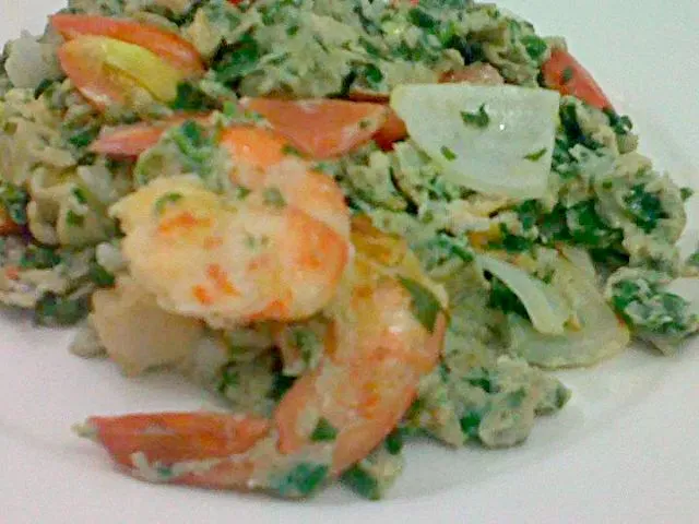 Prawn Pesto ala Omelet|Dan Alfred Garcia Madriagaさん