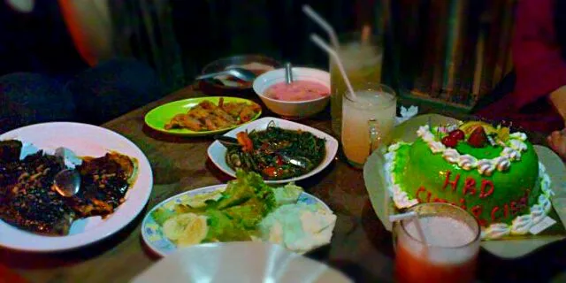 gurame bakar kecap + cah kangkung|nawangsuciさん