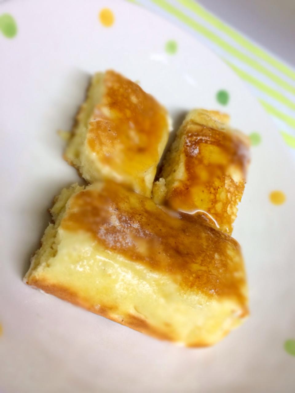 あま〜いシナモンパンケーキ