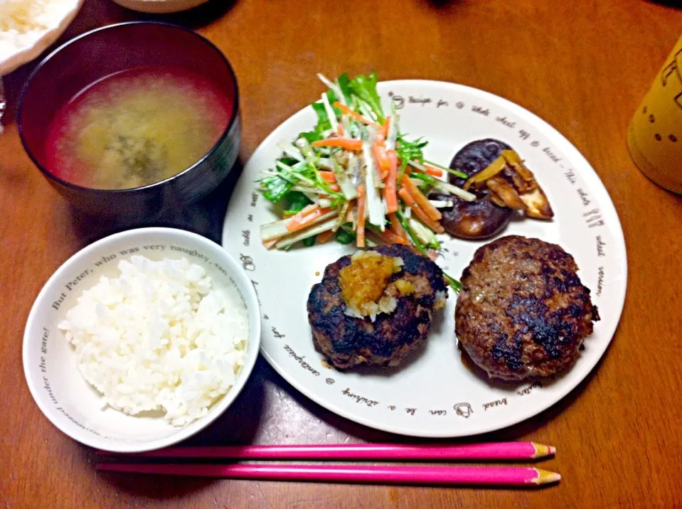 ハンバーグ定食|まいこさん