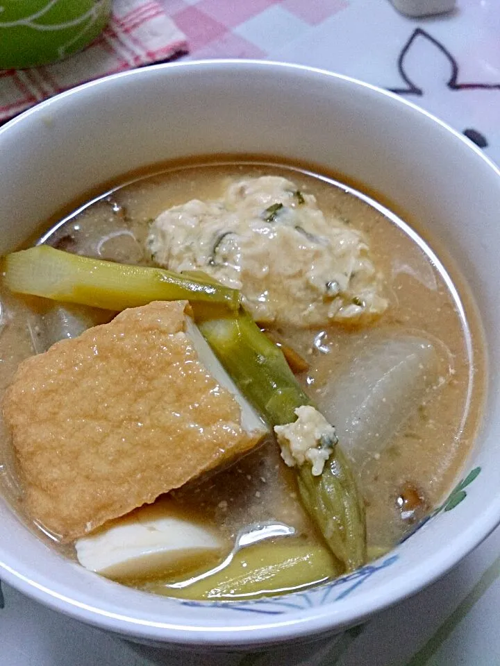 Snapdishの料理写真:具だくさんMISO-SOOP|sakuraさん