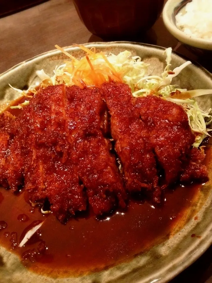 ロース味噌カツ定食|yahさん