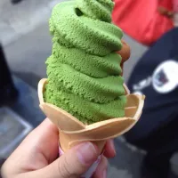 Snapdishの料理写真:抹茶ソフトクリーム|Shibuya Kyokaさん