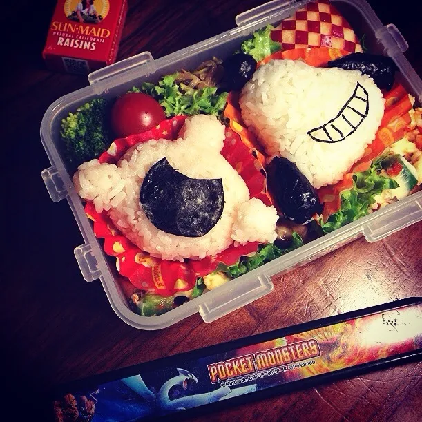 Snoopy & Charlie Brown laughing their head off!! Lunch box♥️ スヌーピーとチャーリーブラウンの大笑い弁当|Yuka Nakataさん