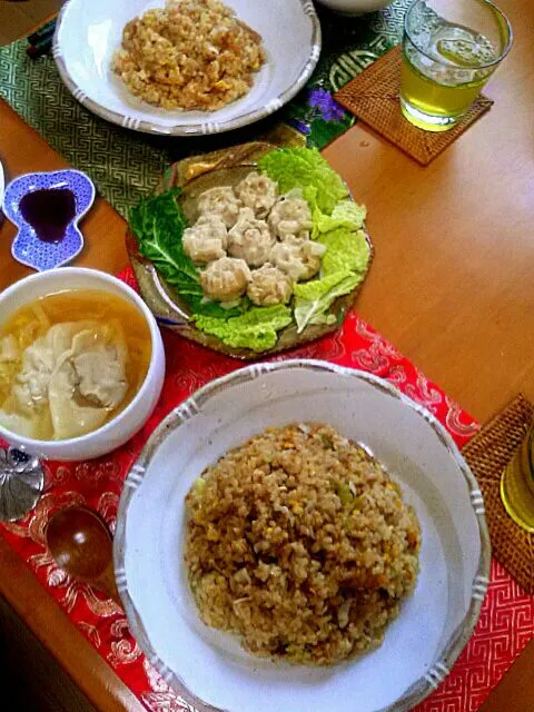 Snapdishの料理写真:中華なお昼～炒飯♪|ゆず( ˘ ³˘)♥さん