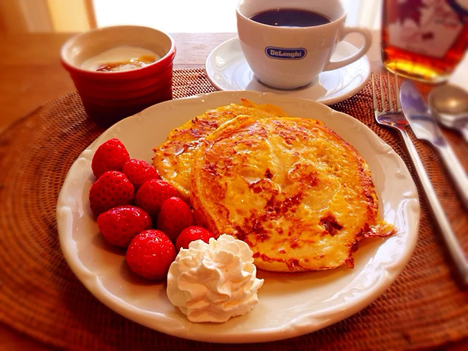 😊フレンチトーストの朝ごはん|ピロさん