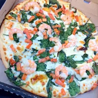 Garlic Prawn Gluten free pizza!|Jasmine Taylorさん