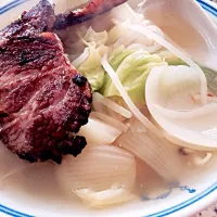 Snapdishの料理写真:焼きあごだしの野菜ラーメン|山本 博さん