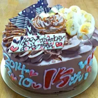 Snapdishの料理写真:誕生日ケーーーーキ！|いゆなさん