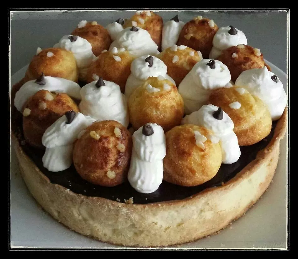 Tarte choco-chou chantilly...|Slimloloさん