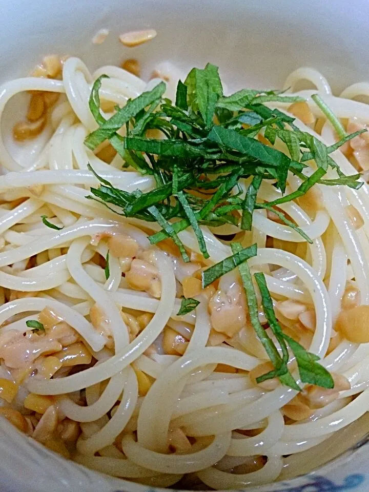 手抜き納豆パスタ|sakuraさん