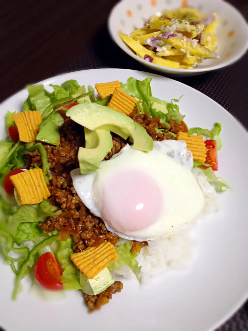 タコライスの晩ご飯|mikaさん