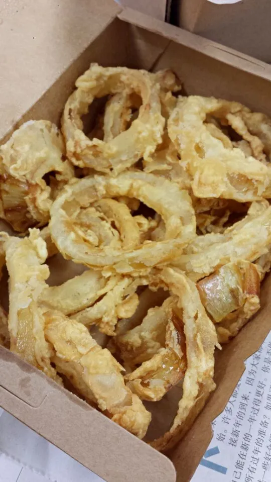 Snapdishの料理写真:real onion rings!|genさん