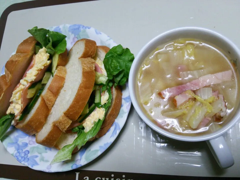 2月12日朝ご飯|クッキングおやぢさん