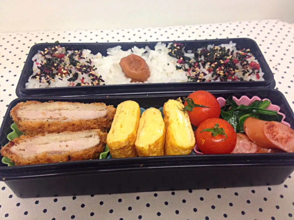 2/11 トンカツ弁当。|苺華さん