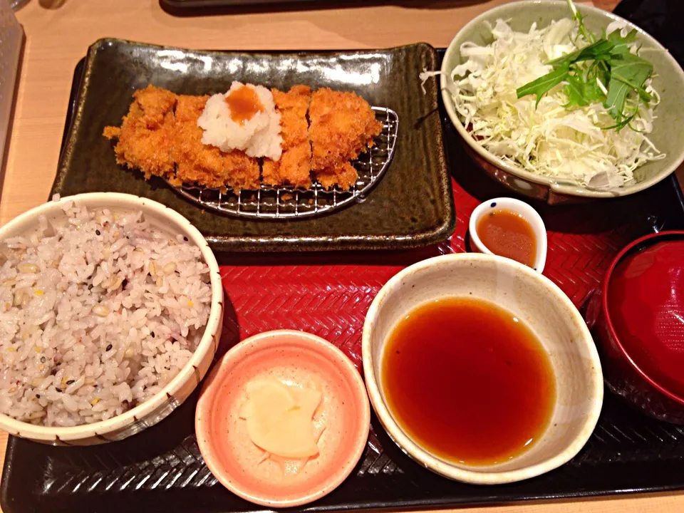 チキンカツ定食|rubiniaさん