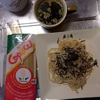 グルテンフリーたらこパスタ|くーさん