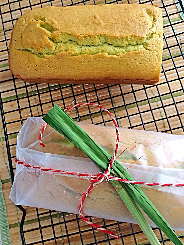 Pandan butter cake|12Dragonさん