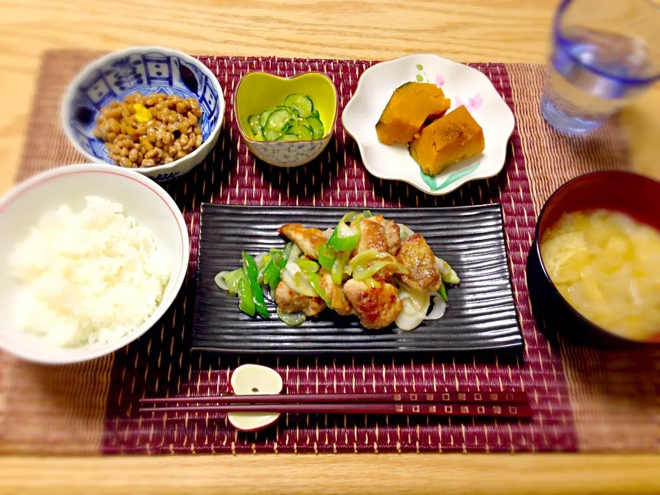 鶏と長葱の塩麹焼き|ゆきぼぅさん