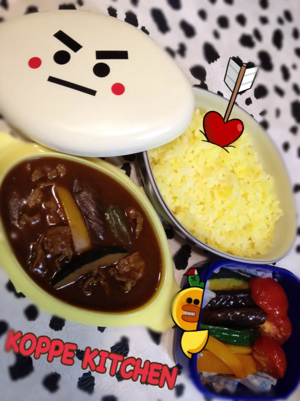 はじめて作ってみた〜😁✌️ うどん屋風のカレー👳|근영🍒コッペちゃんさん