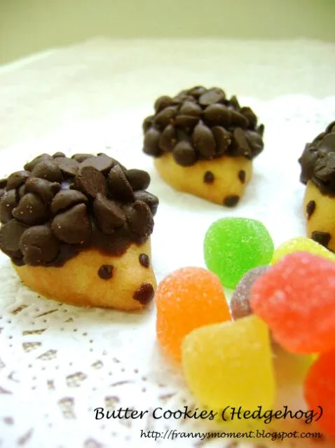 Hedgehog butter cookies!|Frannyさん