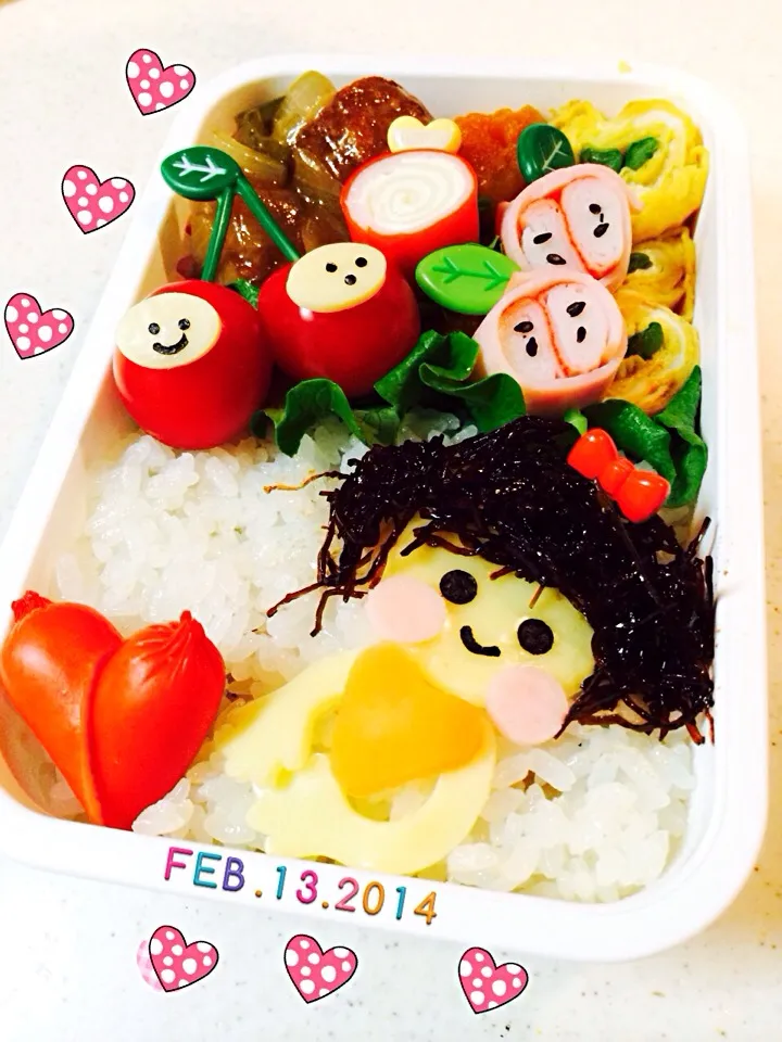 Snapdishの料理写真:娘のお弁当|ゆこちんさん