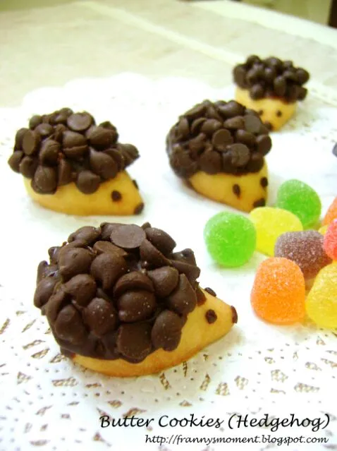 Hedgehog butter cookies|Frannyさん