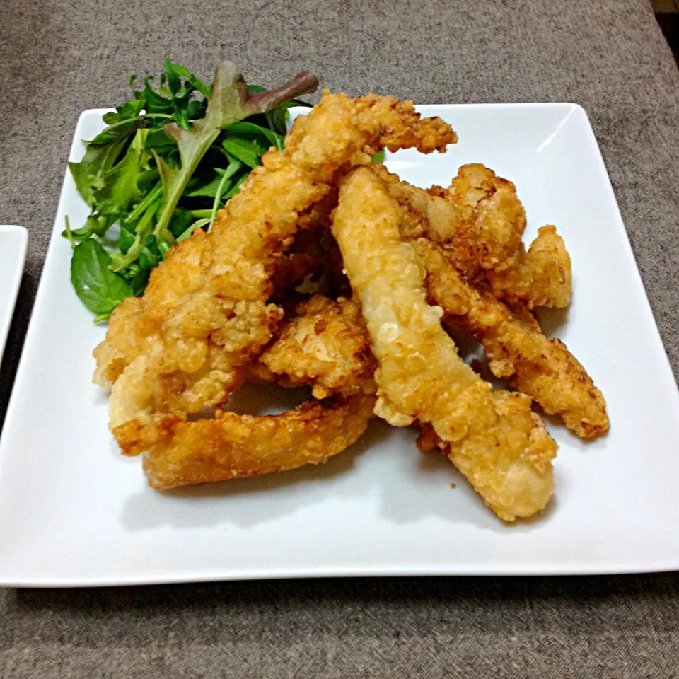 鶏胸肉で、スティック唐揚げ🐔|kanapinさん