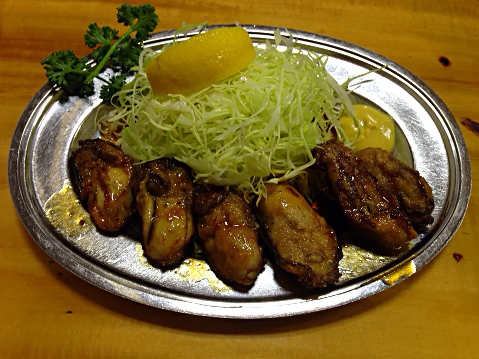 カキバター焼定食|ハギーさん