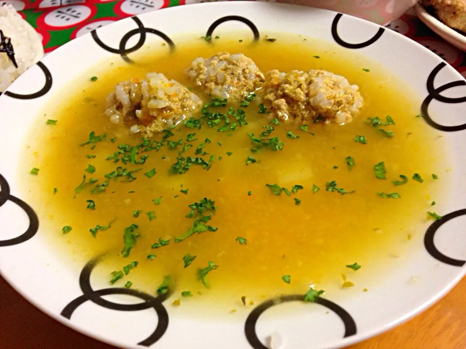 Meat ball and rice vegetable soup|Diana Hiraoさん