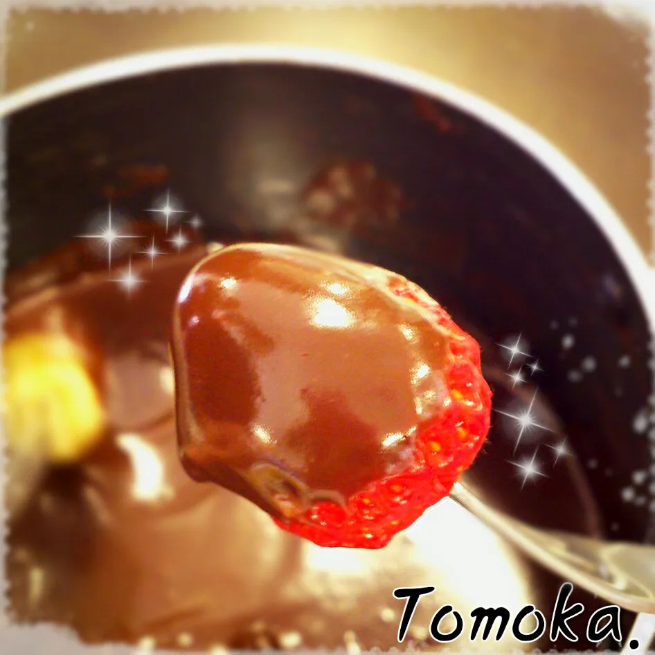 チョコレートフォンデュ♡﻿イチゴ|Tomoka.さん