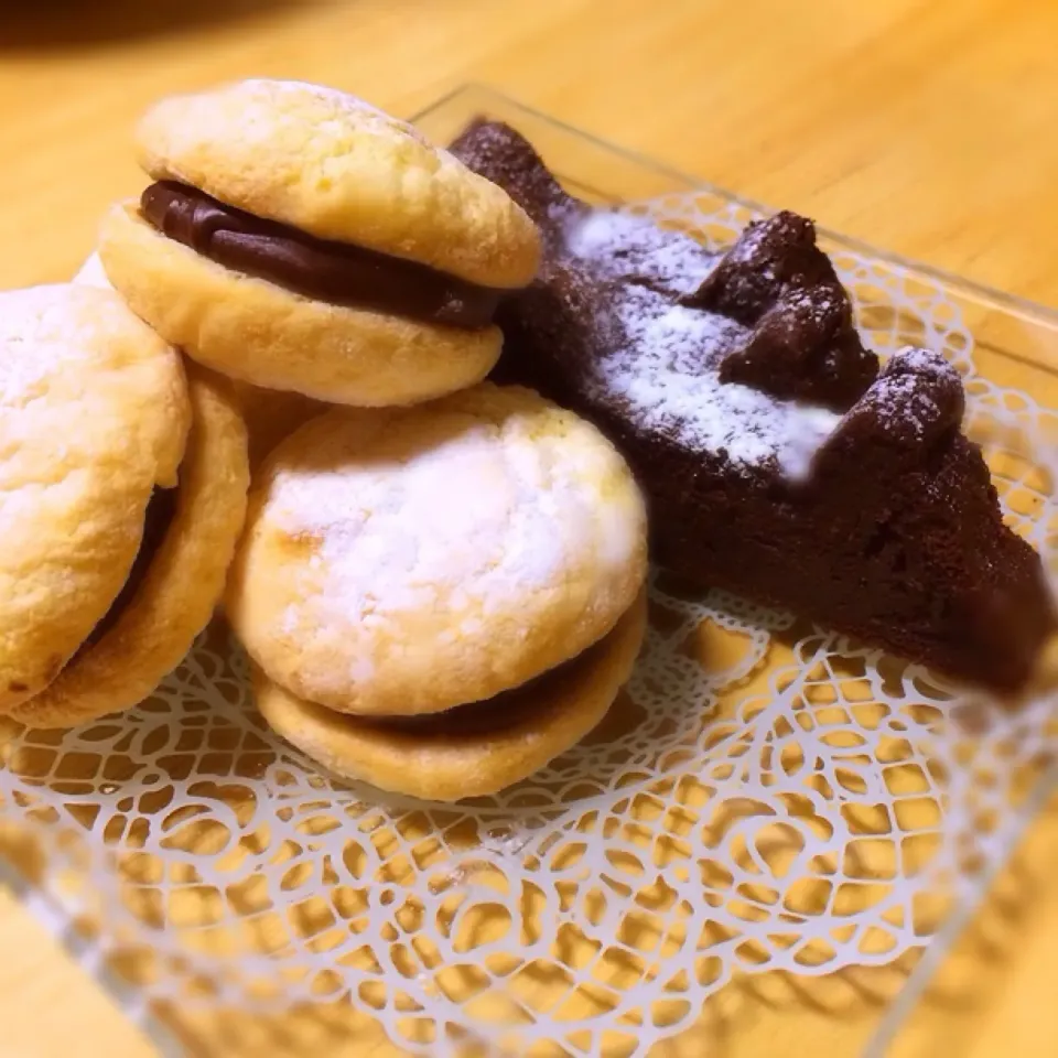 ✳生チョコケーキ✳︎チョコブッセ|こまあずさん