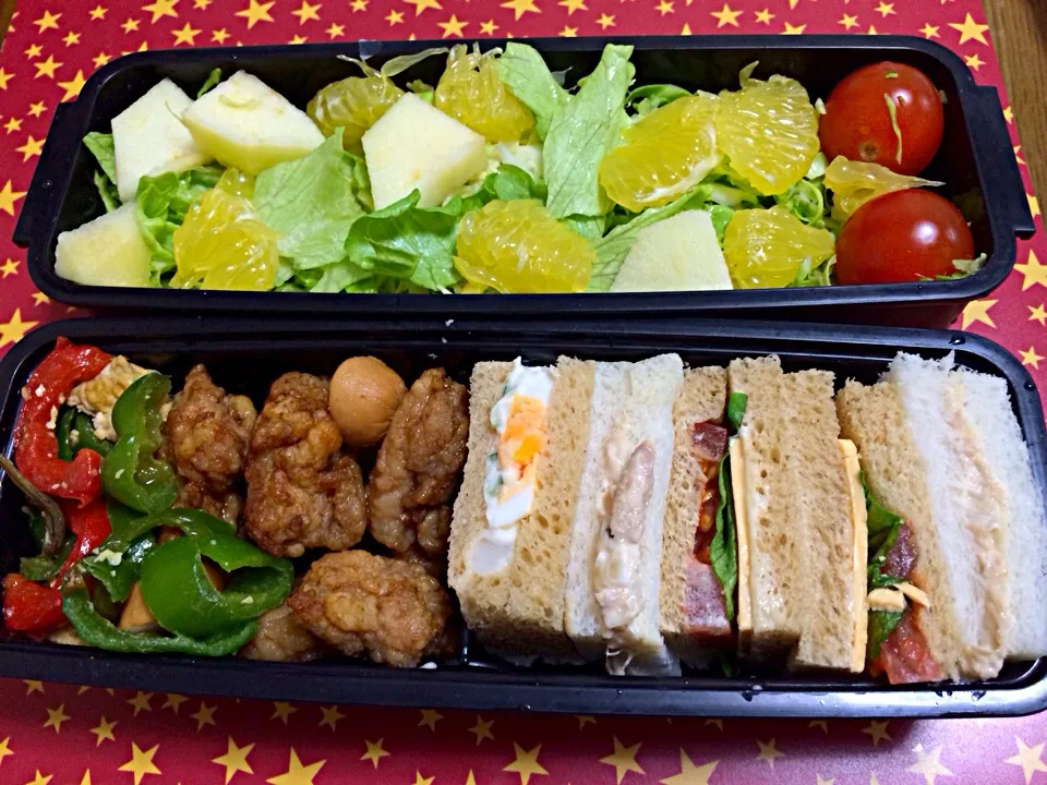 今日も雪からの弁当|wildcat山猫さん