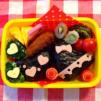 Snapdishの料理写真:heartがいっぱい弁当♥︎|ななんさん