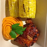 meatloaf with sweet potato corn|xinさん