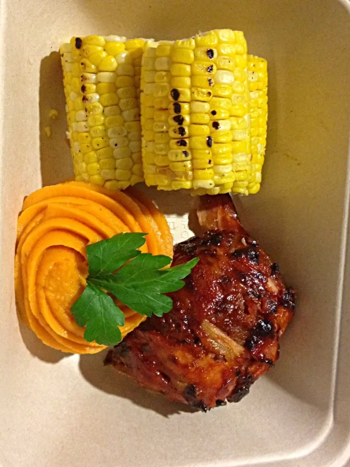 meatloaf with sweet potato corn|xinさん