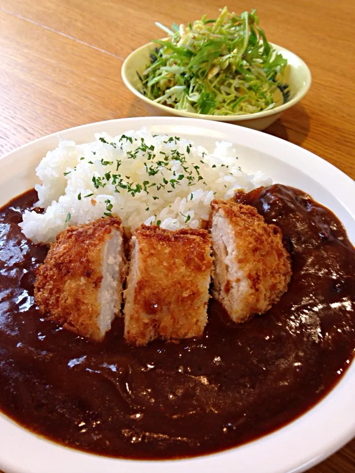 チーズCHICKENカツカレー🍛|まつださんさん