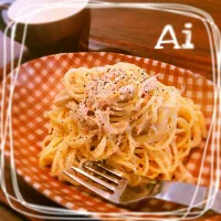 Snapdishの料理写真:メイさんの料理 明太子クリームパスタ( ꒵͒◡ु꒵ ॣ)